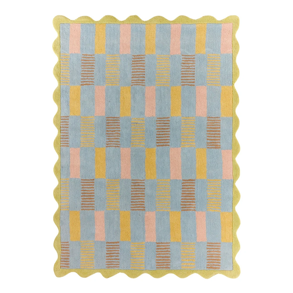 Tapis en laine coloré - 133x190 cm