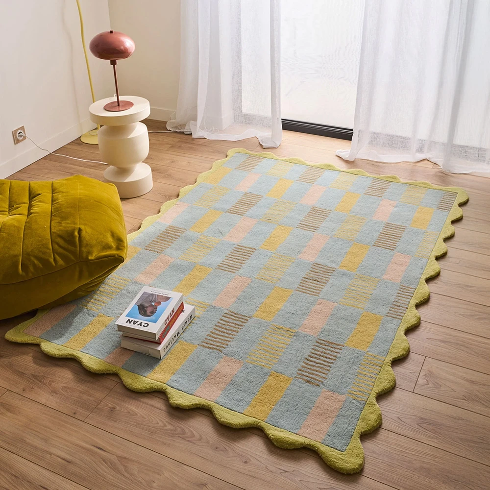 Tapis en laine coloré - 133x190 cm