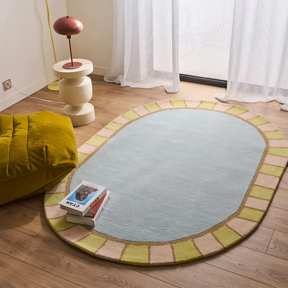 Tapis en laine aux teintes pastel - 133x190 cm